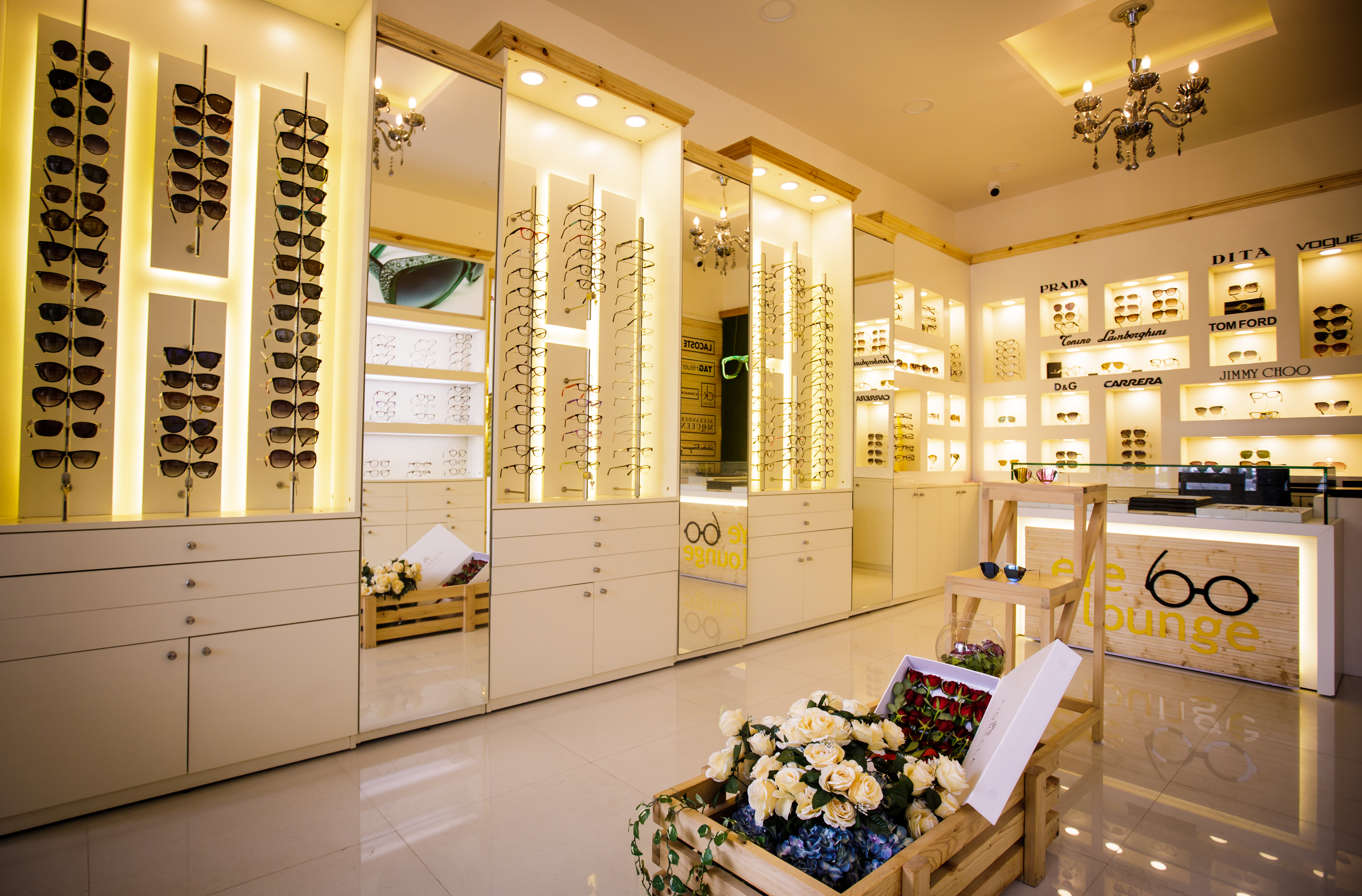 optical shop interior