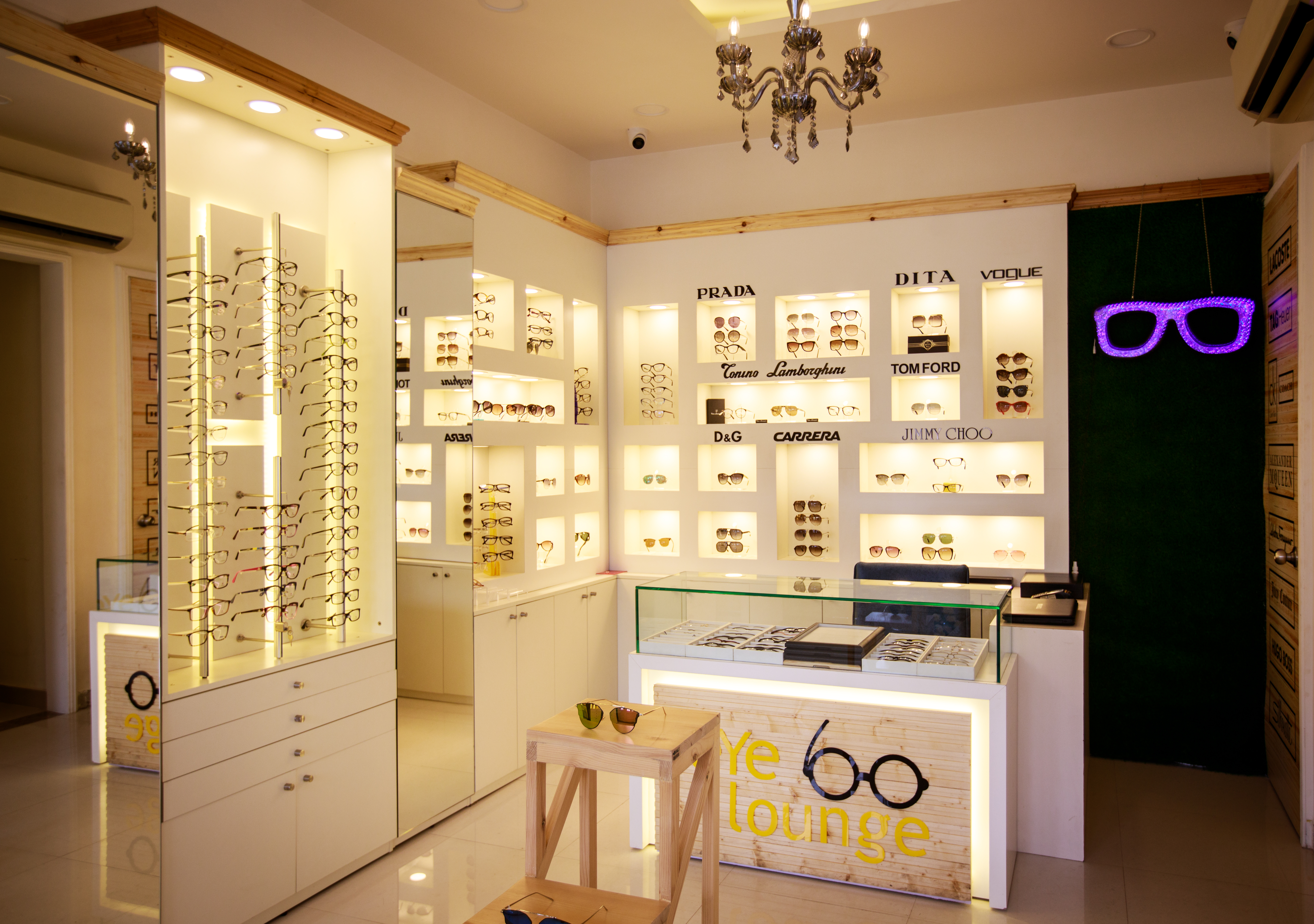 optical shop interior