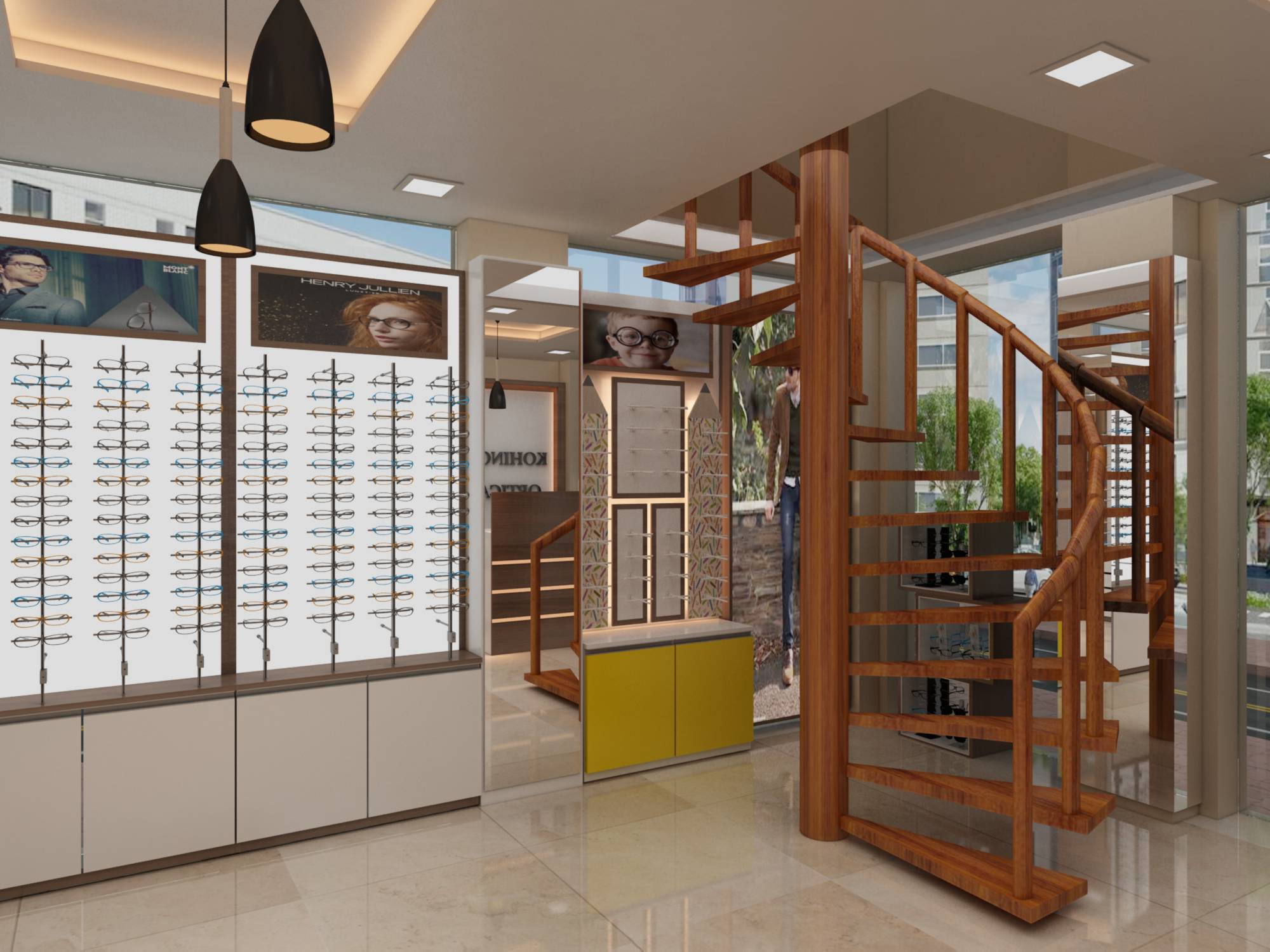 best optical shop design