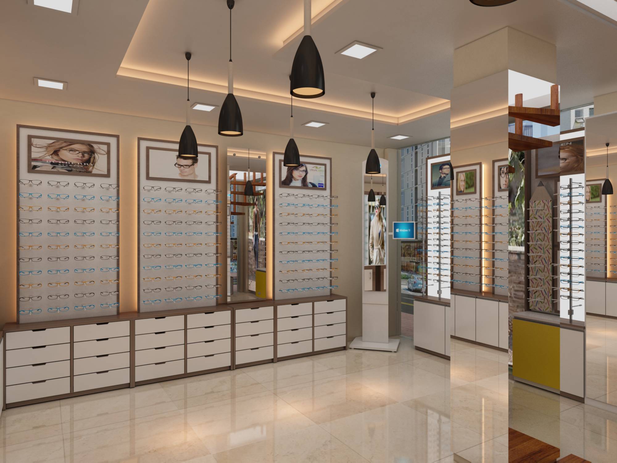best optical shop design