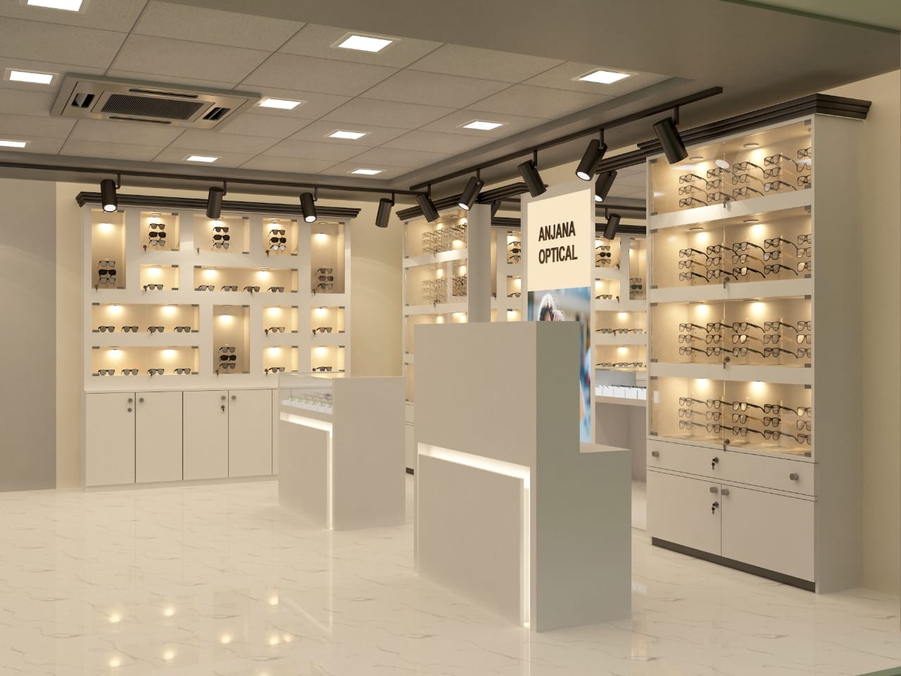 optical showroom design