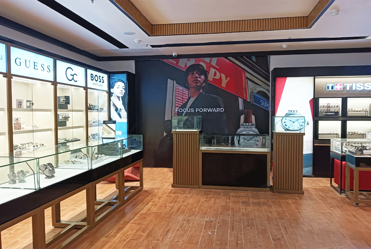 2 watch shop interior design