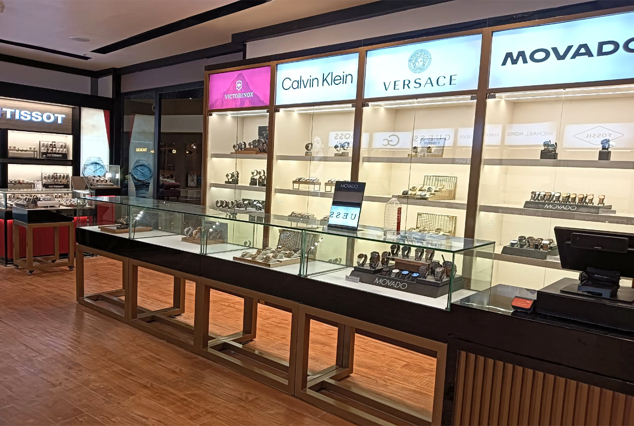 6 watch shop interior design