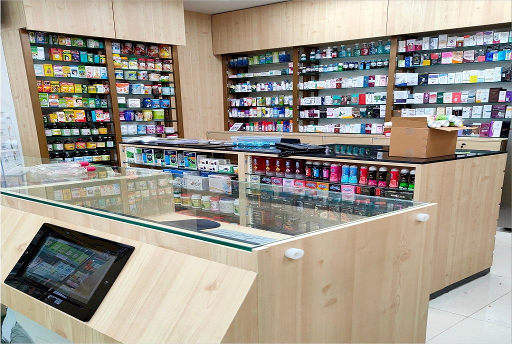 8 retail pharmacy shop design